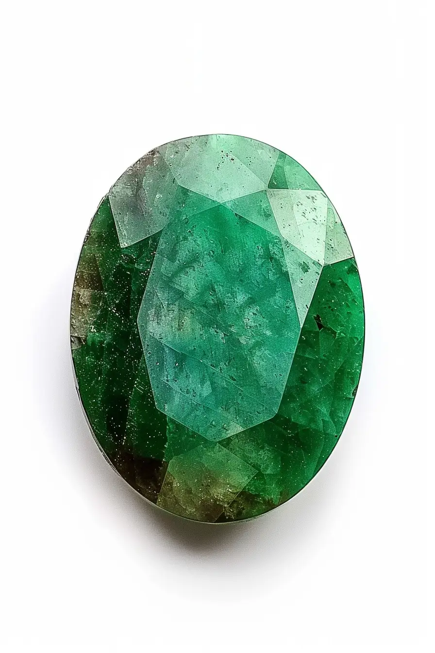 Extravagant Dark Green Emerald 2.20ctw, 10x8mm