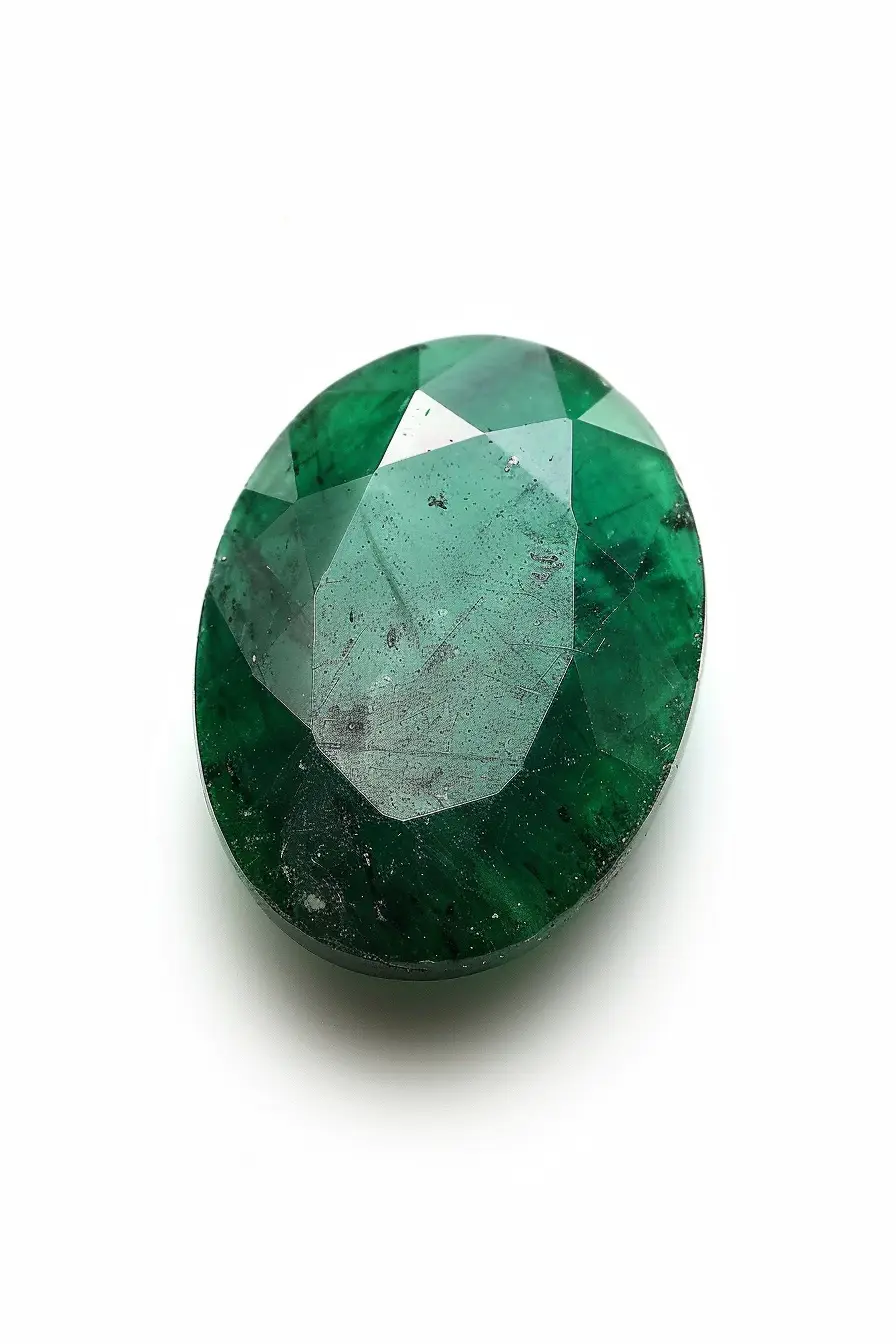 Extravagant Dark Green Emerald 2.20ctw, 10x8mm