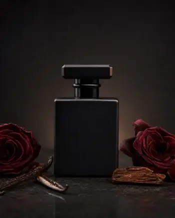 Nebula Rose 30ml EDP black bottle with roses, vanilla, and oud wood